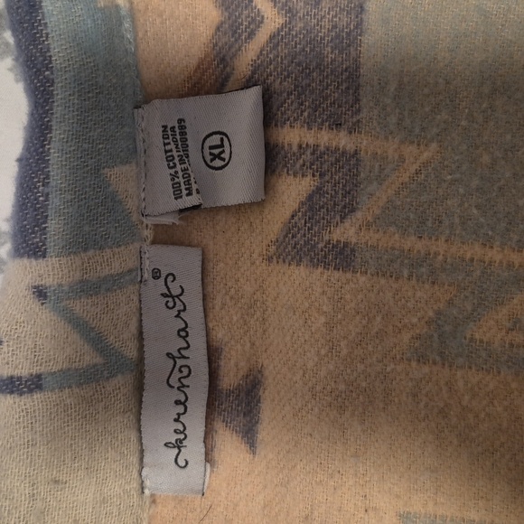 Aztec Pattern Quarter-Zip Pullover - Picture 2 of 3